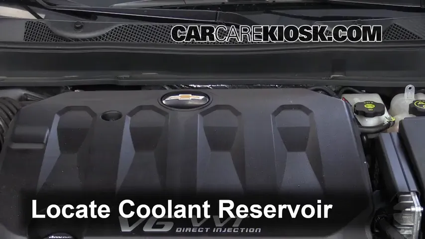 2014 Chevrolet Impala LT 3.6L V6 FlexFuel Refrigerante (anticongelante) Agregar refrigerante